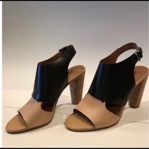 Lucky Brand Otta Leather Heels Shoes.Size 8M